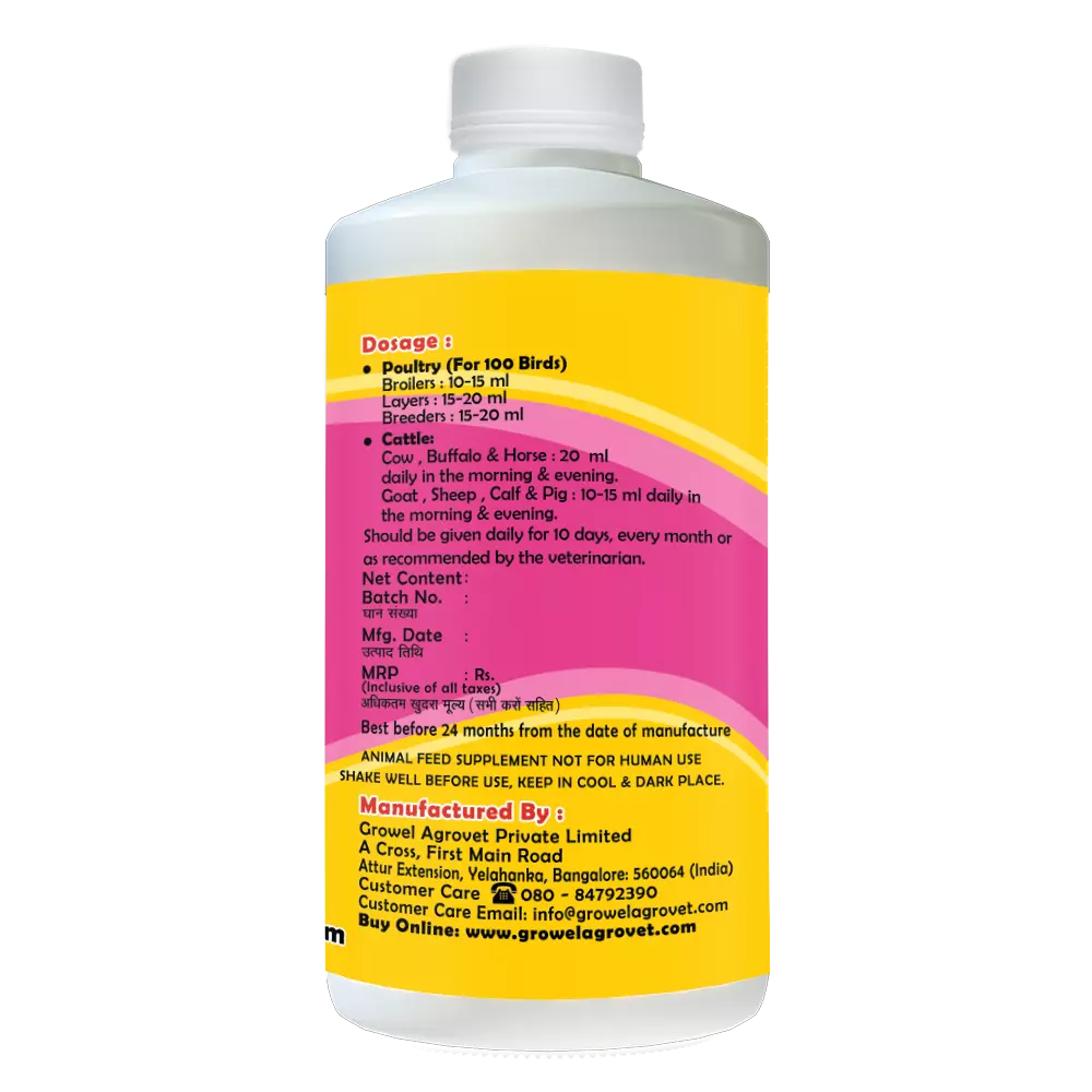 Growvit Power - A Powerful Multivitamins (Vitamin AD3E) for Pet Birds - Image 4
