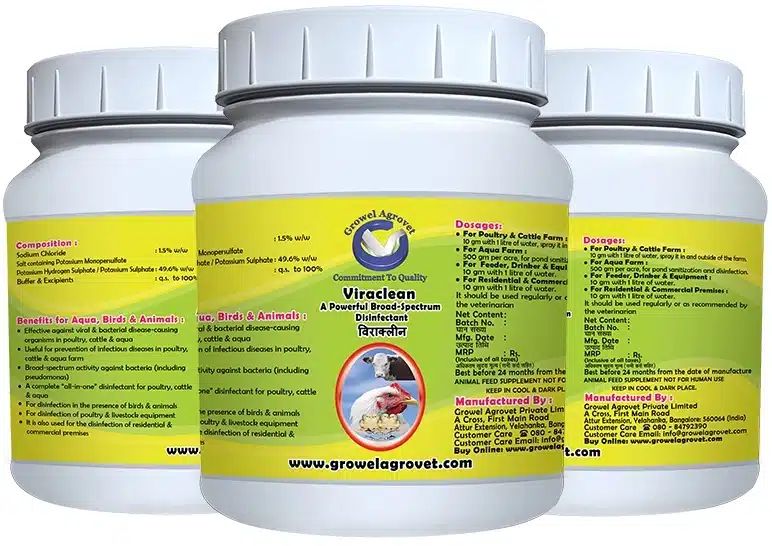 Viraclean –Broad Spectrum Veterinary Disinfectant