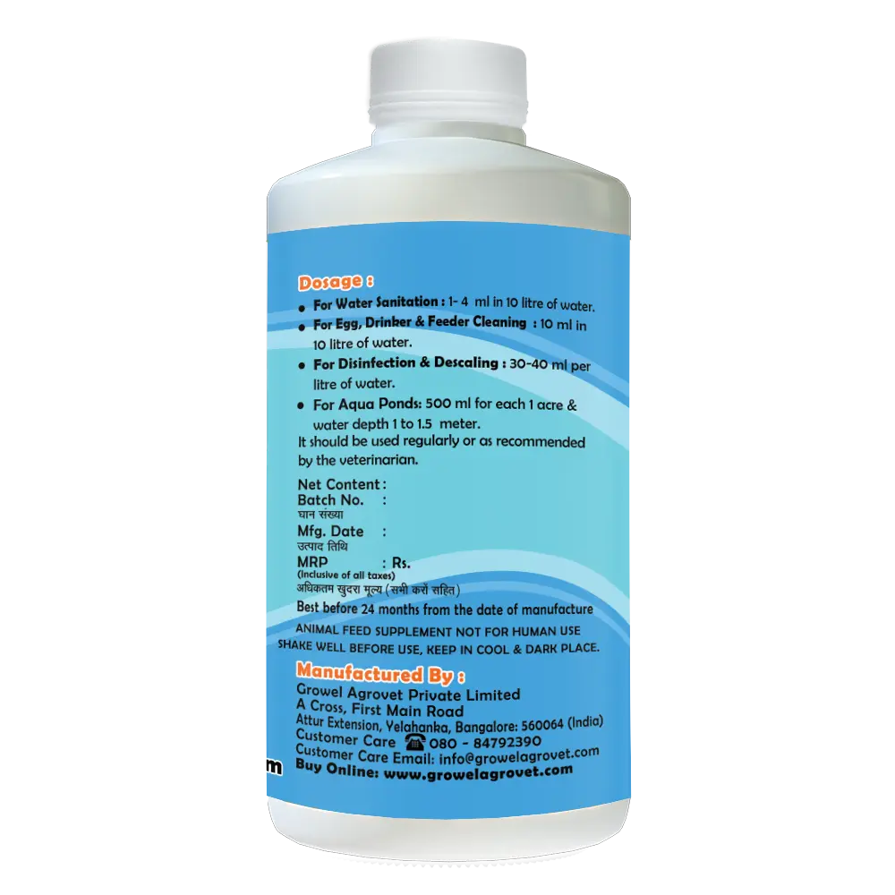 Aquacure - Powerful & Highly Effective Water Sanitizer & Acidifier for Pet Birds - Image 2