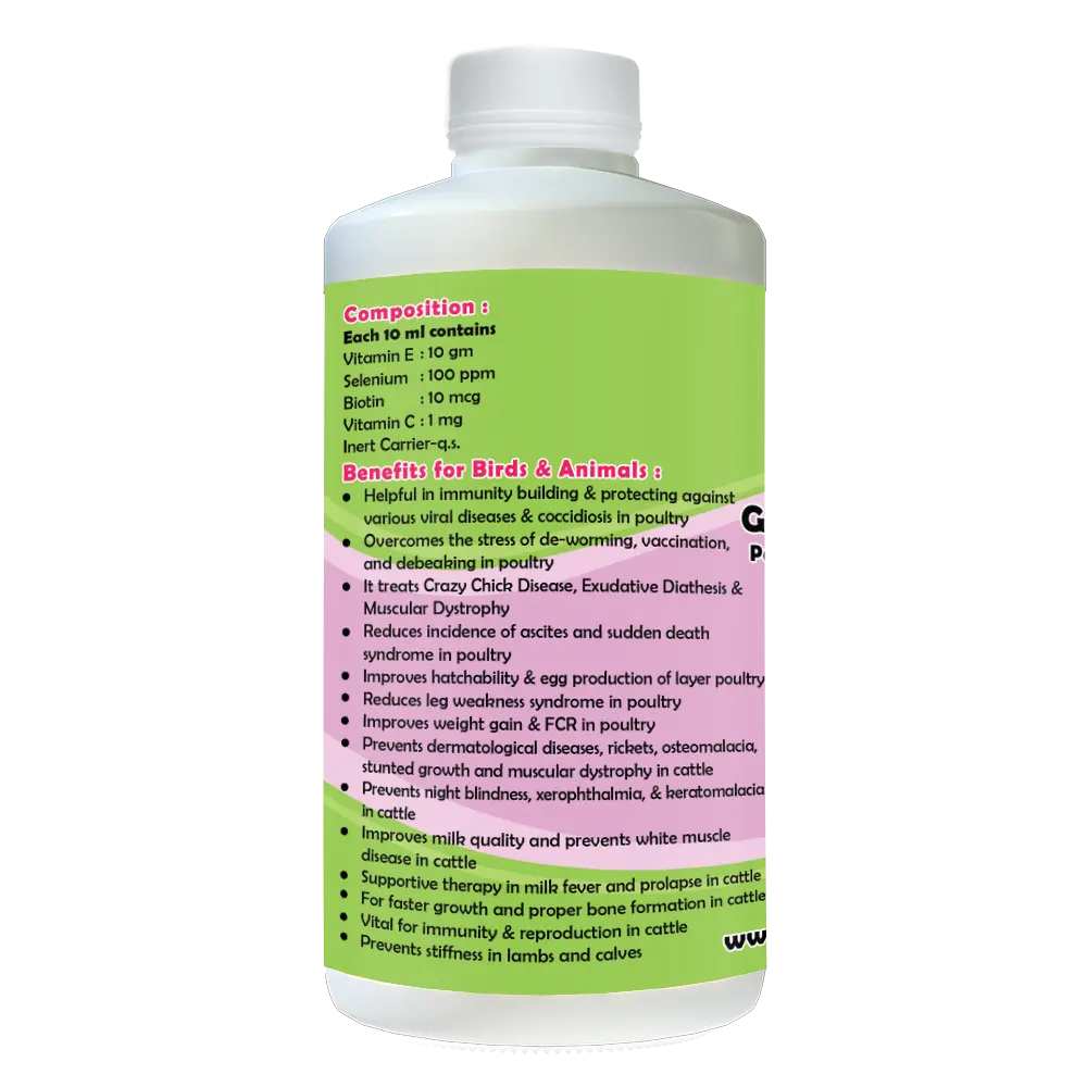 Grow E-Sel Power - Veterinary Vitamin E Selenium and Biotin - Image 3