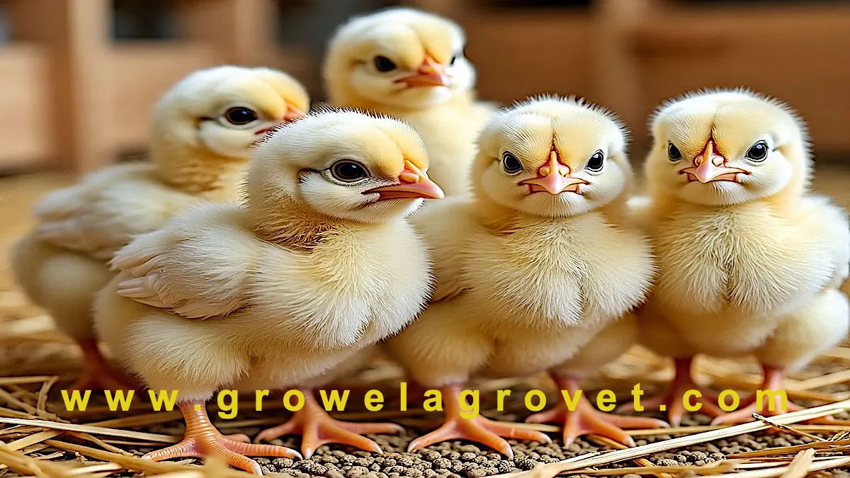 Healthy day old chicks in poultry farming for better growth and profitable poultry business